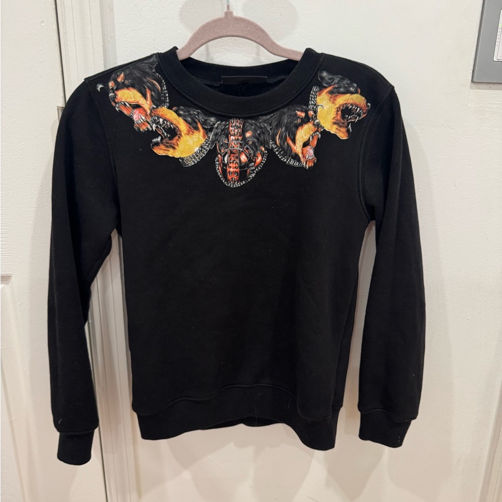 Givenchy Black Rottweiler Collar Sweatshirt